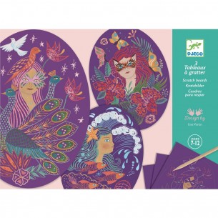 Cuadros para rascar - Ninfas