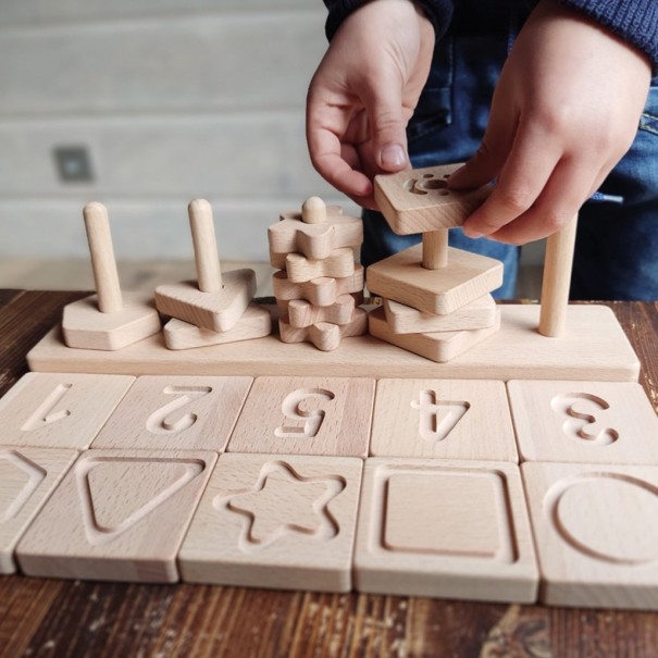 Sensory Geo String Shapes