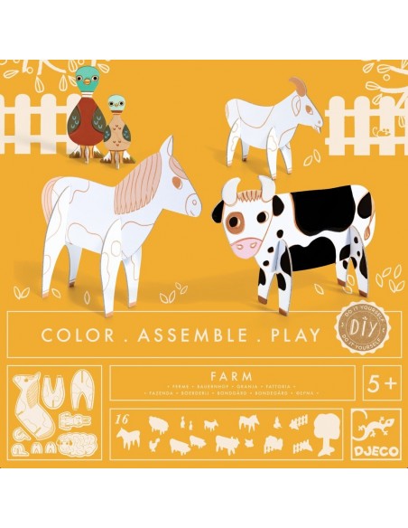 Granja de cartón Manualidades