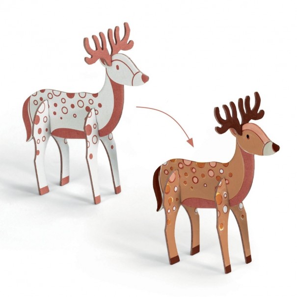 Monta y pinta tu bosque de cartón