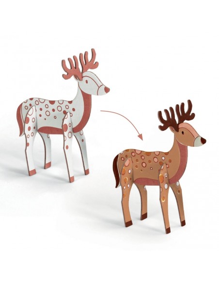 Monta y pinta tu bosque de cartón