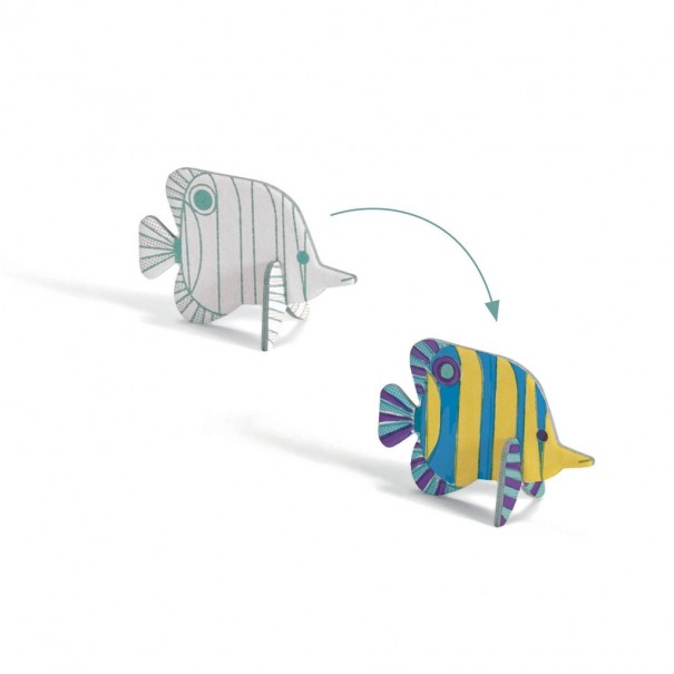 Monta y pinta tu mar de cartón