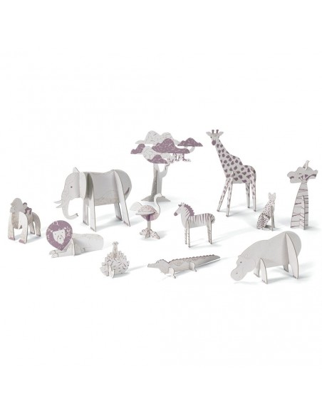 Munta i pinta la teva selva de cartó