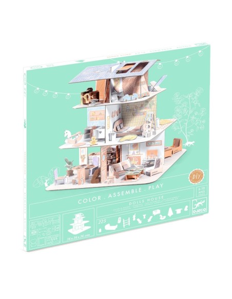 Munta i pinta la teva casa de nines de cartó