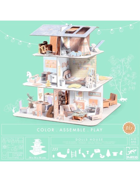 Munta i pinta la teva casa de nines de cartó