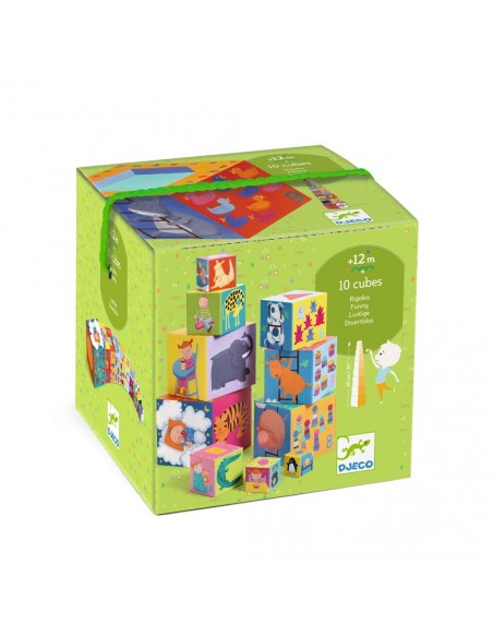 10 cubos apilables