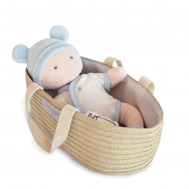 Nino amb cistella - Blanc i blau