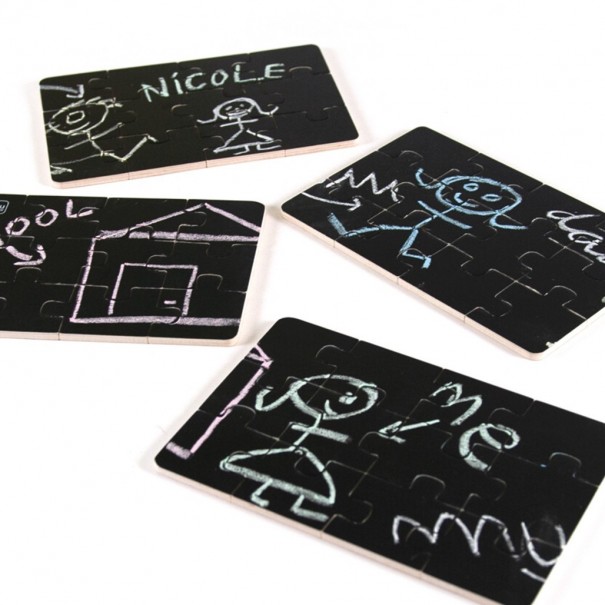 4 puzles Diorama para pintar