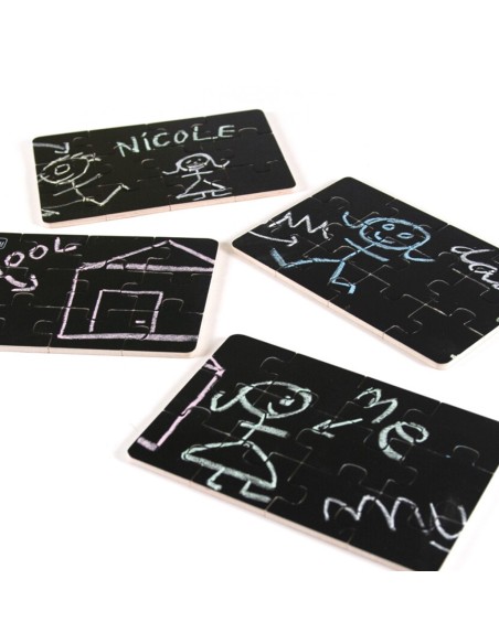 4 puzles Diorama per a pintar