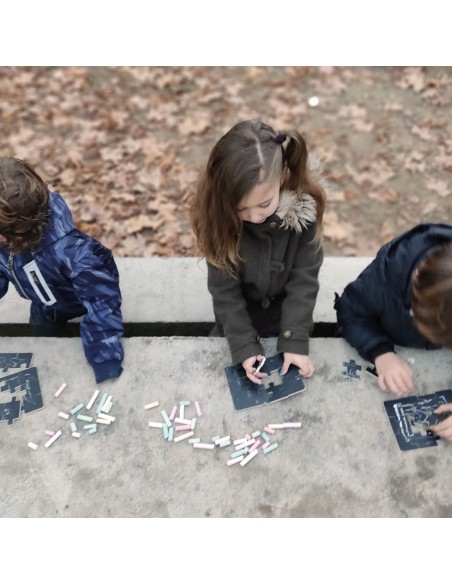 4 puzles Diorama para pintar