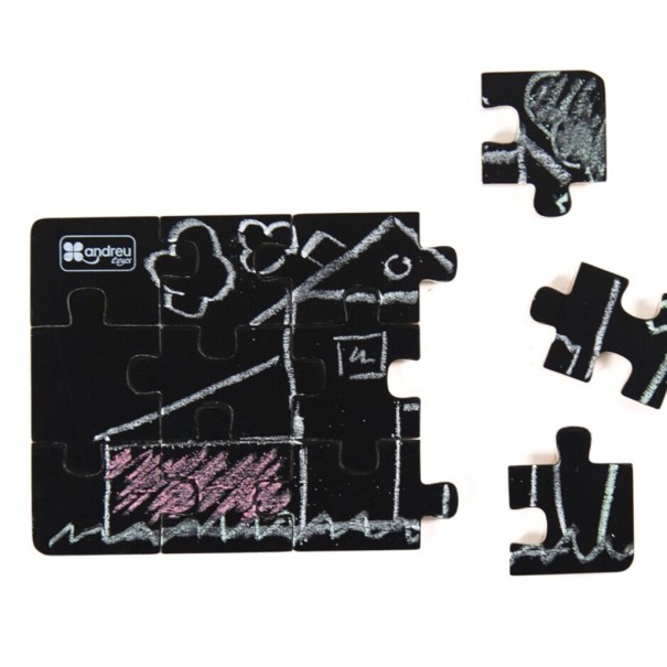 4 puzles Diorama per a pintar