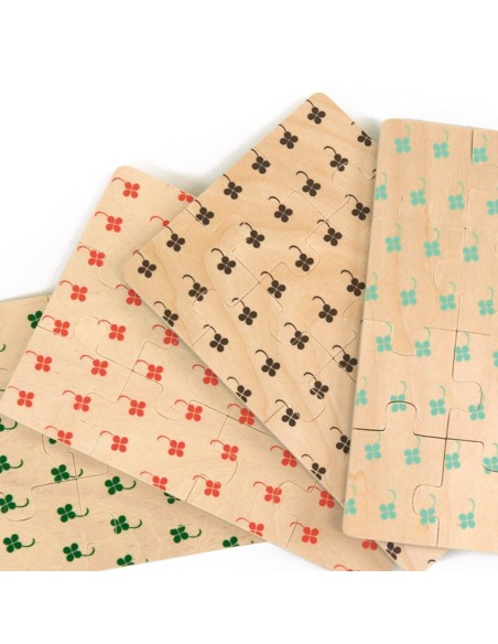 4 puzles Diorama Transports