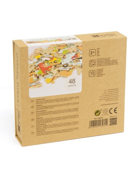 4 puzles Diorama Transports