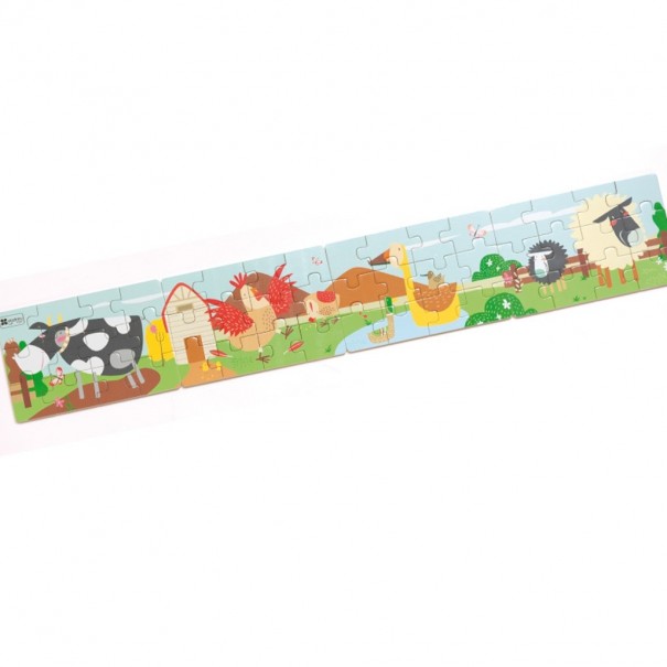 4 puzles Diorama Granja