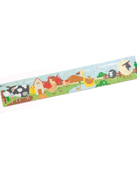 4 puzles Diorama Granja