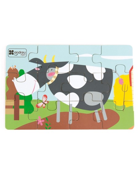 4 puzles Diorama Granja