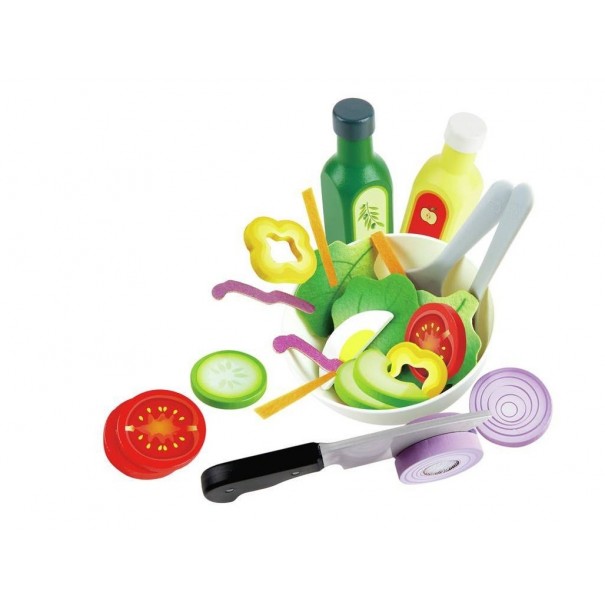 Amanida amb ingredients de joguina