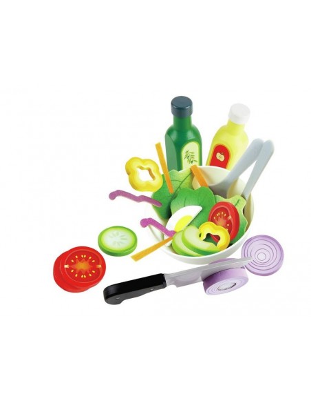 Amanida amb ingredients de joguina