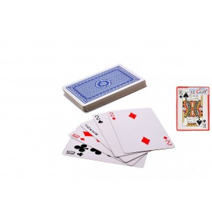 Cartas de póker con caja