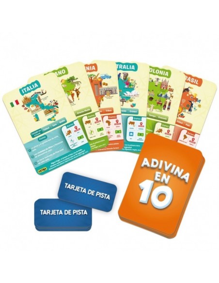 ¡Adivina en 10!: Los países del mundo