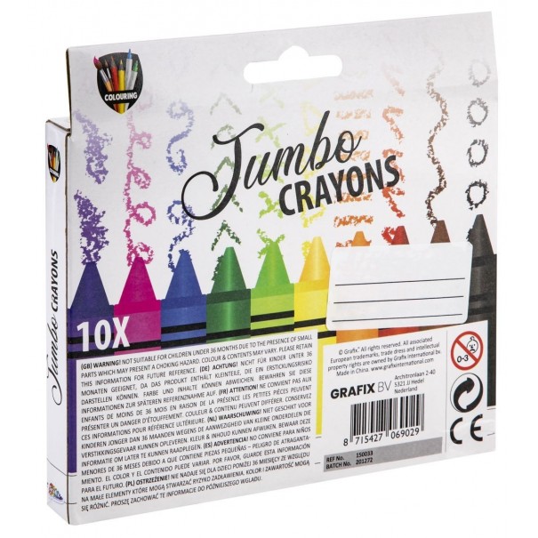 Ceras de colores - 10 uds.