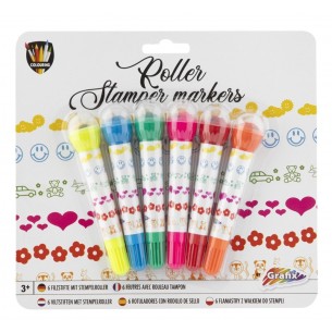 Rotuladores tampones - 6 uni.