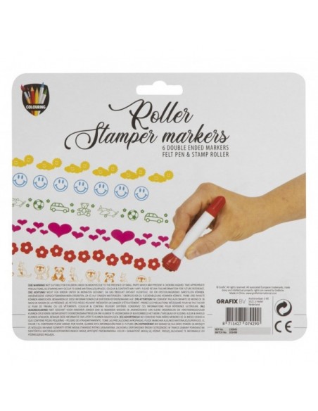 Rotuladores tampones - 6 uni.
