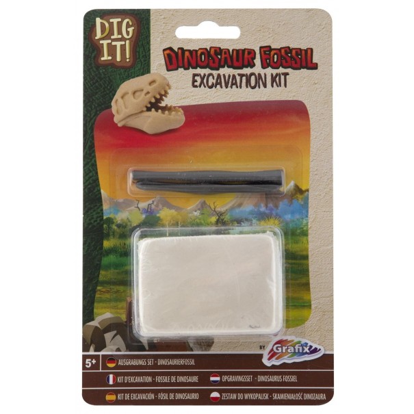 Excavación fósil de dinosaurio