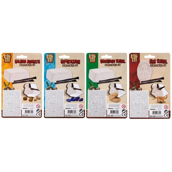 Excavación fósil de dinosaurio