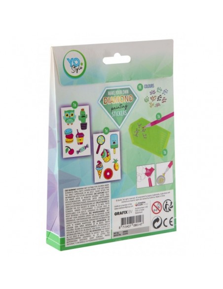 Manualidad - Decoración con diamantes adhesivos