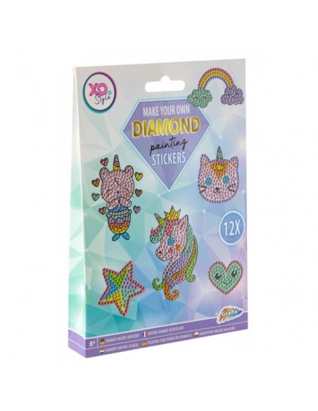 Manualidad - Decoración con diamantes adhesivos