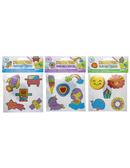 Manualitat - Pintar amb diamants adhesius Júnior