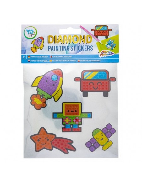 Manualitat - Pintar amb diamants adhesius Júnior