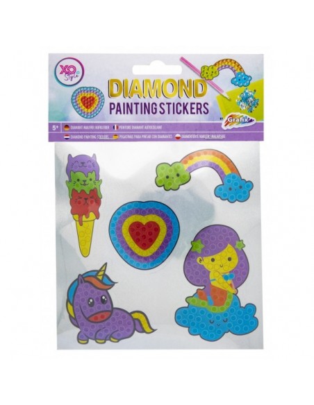 Manualitat - Pintar amb diamants adhesius Júnior