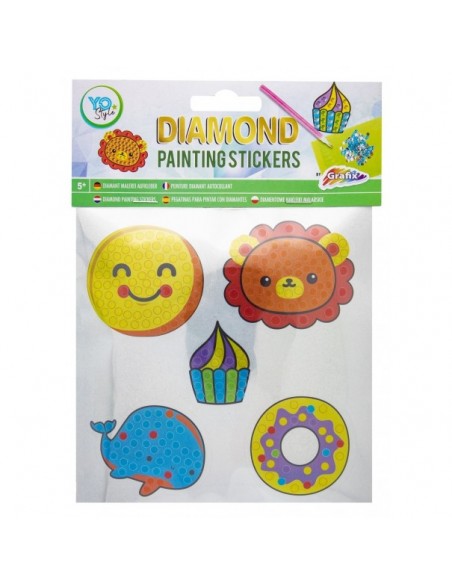 Manualitat - Pintar amb diamants adhesius Júnior