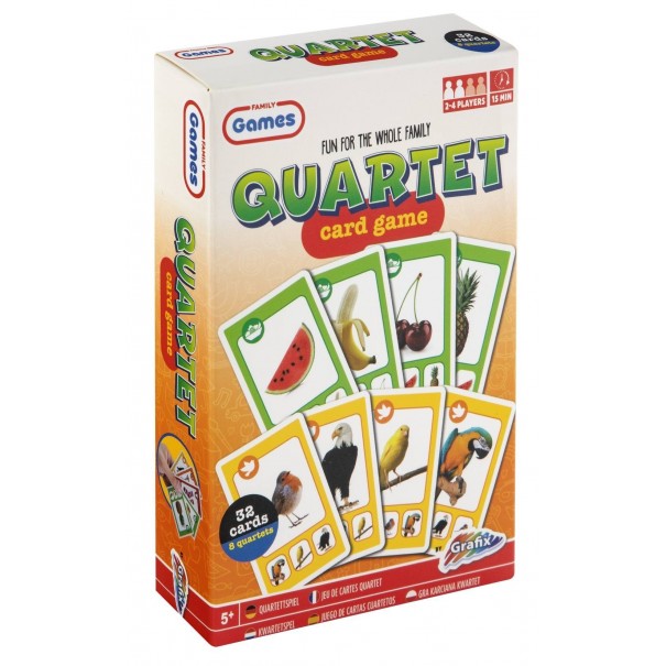 Juego de cartas Quartet