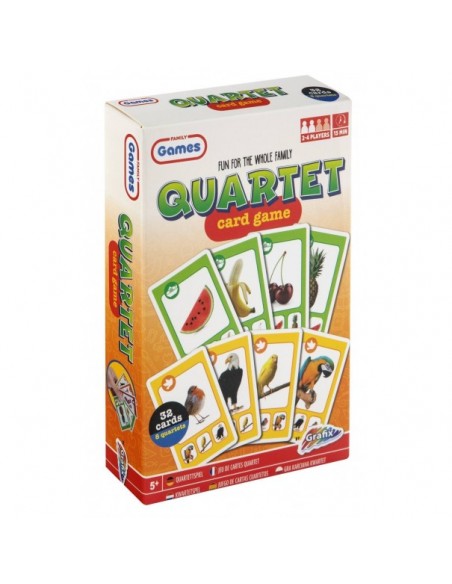 Juego de cartas Quartet