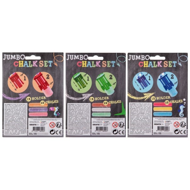 3 tizas grandes + portatizas