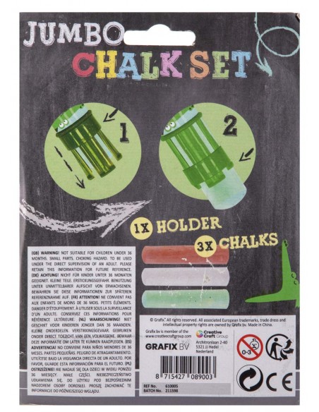 3 tizas grandes + portatizas