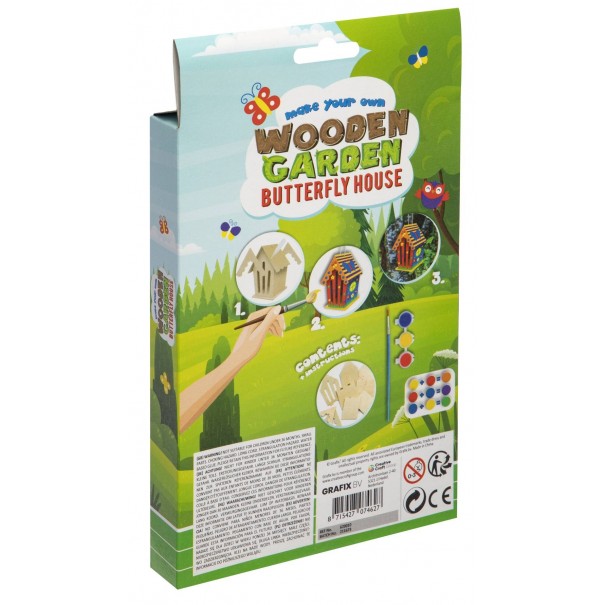 Hacer y pintar una casita de colores