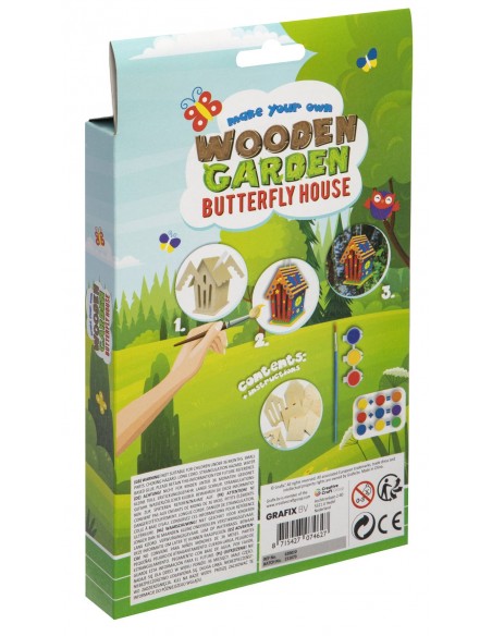 Hacer y pintar una casita de colores