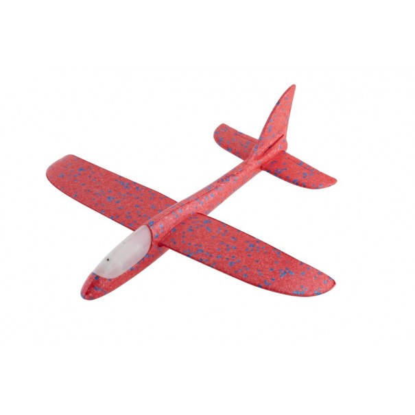 Avión de foam con luz