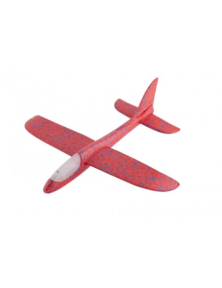 Avión de foam con luz