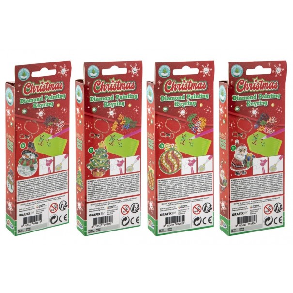 Manualidad - Llaveros navideños con...