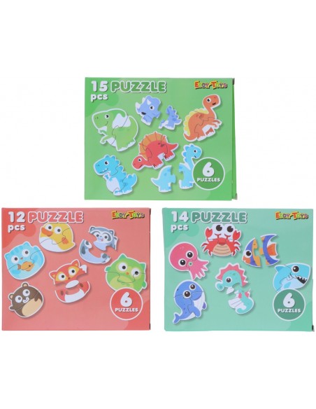 6 puzles de animales