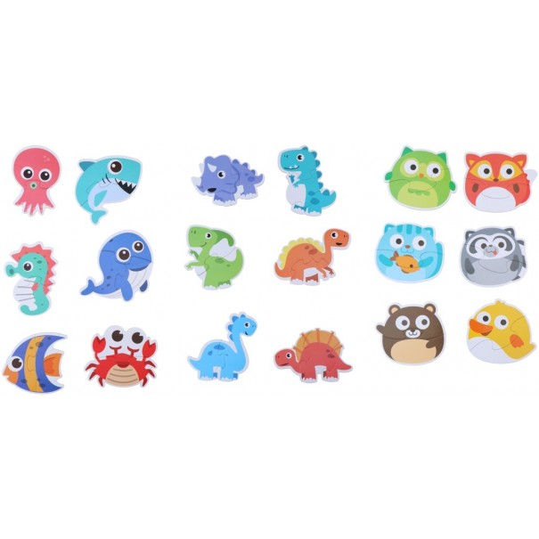 6 puzles de animales