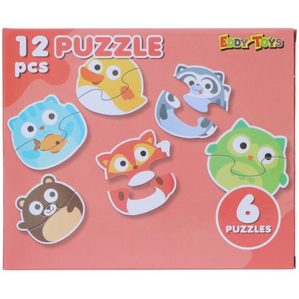 6 puzles de animales