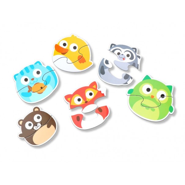 6 puzles de animales