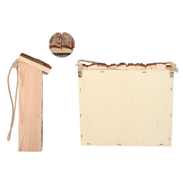 Hotel de insectos de madera