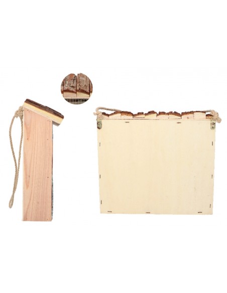 Hotel de insectos de madera